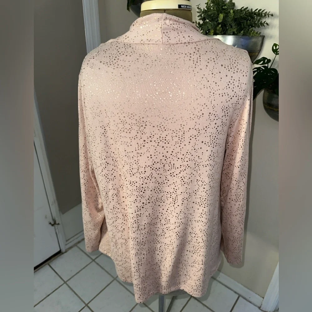 Pink Women's Layered Top Size Xl  By Forgotten Grace,Office, Dressy, Spring